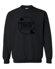 Load image into Gallery viewer, UNISEX FLEECE CREWNECK SWEATSHIRT - ATCF2400 - PINCHER CREEK SKATE CLUB - HP (TONE-NO-TONE)