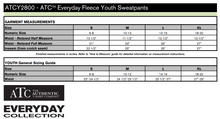 Load image into Gallery viewer, YOUTH EVERYDAY FLEECE SWEATPANTS - ATCY2800 - FOOTHILLS YETIS - HP