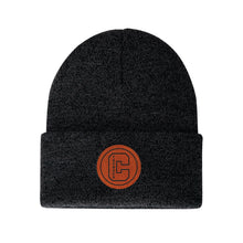 Load image into Gallery viewer, KNIT CUFF TOQUE - C100 - CLARESHOLM THUNDER - PATCH