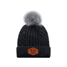 Load image into Gallery viewer, LADIES POMPOM TOQUE - 1E140L - HOCKEY MOM - PATCH