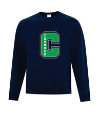 Load image into Gallery viewer, YOUTH FLEECE CREWNECK SWEATSHIRT - ATCY2400 - CLARESHOLM THUNDER - HP