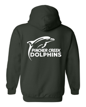 Load image into Gallery viewer, UNISEX GILDAN HOODED SWEATSHIRT - 18500 - PC DOLPHINS - HP