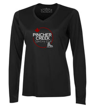 Load image into Gallery viewer, LADIES' PRO TEAM VNECK LONG SLEEVE - L3520LS - PINCHER CREEK SKATE CLUB - HP