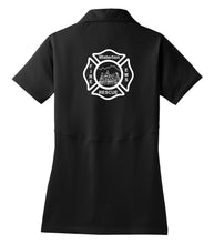 Load image into Gallery viewer, COLLARED SHORT SLEEVE SHIRT - L445 - LADIES' - WATERTON FD LOGO - HP