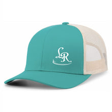Load image into Gallery viewer, PACIFIC HEADWEAR TRUCKER SNAPBACK HAT - #104C - LET'S RACE - EMB LEFT PANEL