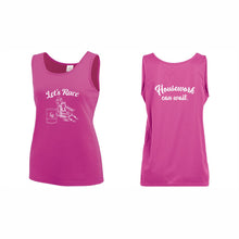 Load image into Gallery viewer, LADIES' TRAINING TANK - #1705 - LET'S RACE - HP "HOUSEWORK CAN WAIT"