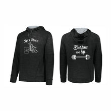 Load image into Gallery viewer, HOLLOWAY ALL-PRO PERFORMANCE FLEECE HOODIE - #223580 - LET'S RACE - HP "BUT FIRST WE LIFT"