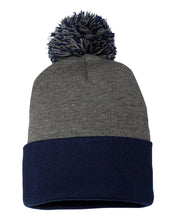 Load image into Gallery viewer, SPORTSMAN POMPOM TOQUE - SP15 - FM MAVERICKS HOCKEY - PATCH