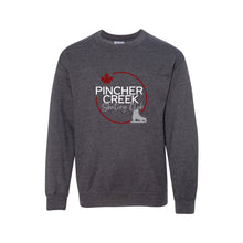 Load image into Gallery viewer, UNISEX FLEECE CREWNECK SWEATSHIRT - ATCF2400 - PINCHER CREEK SKATE CLUB - HP