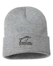 Load image into Gallery viewer, CUFFED BEANIE - SP12 - PC DOLPHINS - EMB
