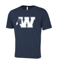 Load image into Gallery viewer, UNISEX EUROSPUN RING SPUN TSHIRT - ATC8000 - WALSHE WEAR - HP FEATHER LOGO