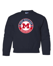 Load image into Gallery viewer, YOUTH CREWNECK SWEATSHIRT - 18000B - FM MAVERICKS HOCKEY - HP